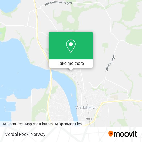 Verdal Rock map