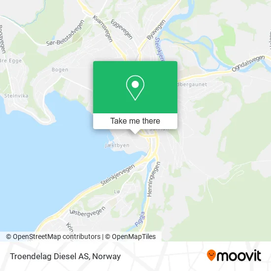 Troendelag Diesel AS map