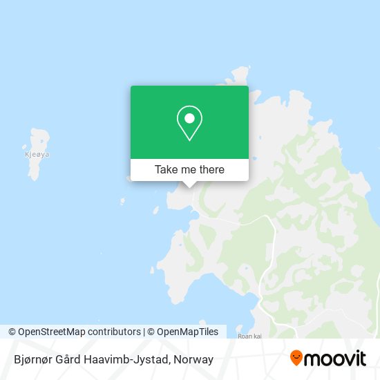 Bjørnør Gård Haavimb-Jystad map