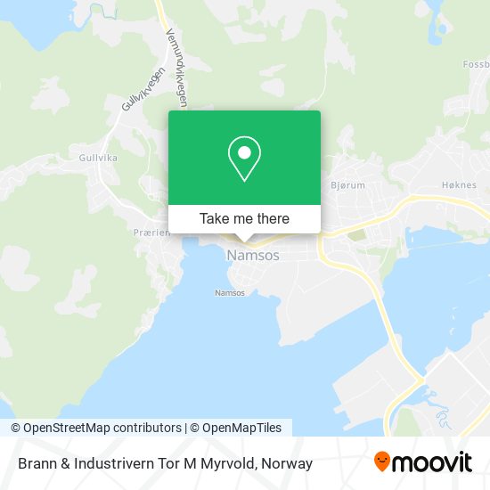 Brann & Industrivern Tor M Myrvold map