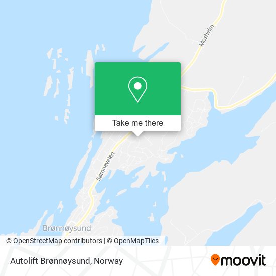 Autolift Brønnøysund map