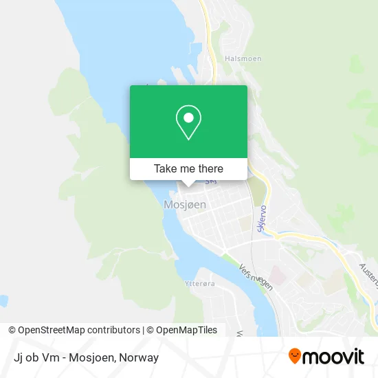 Jj ob Vm - Mosjoen map