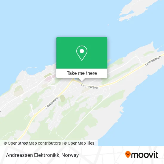 Andreassen Elektronikk map