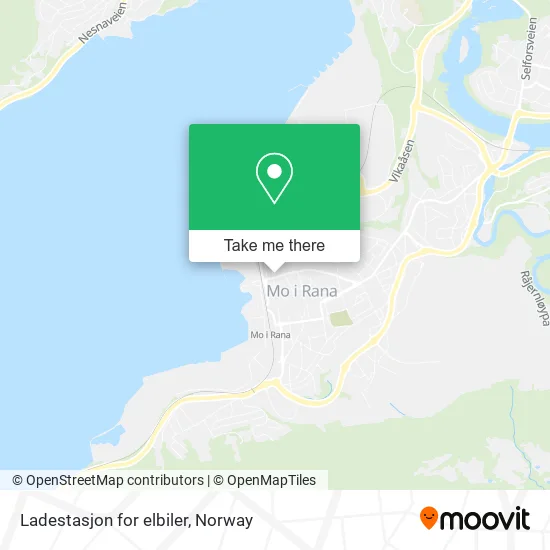 Ladestasjon for elbiler map