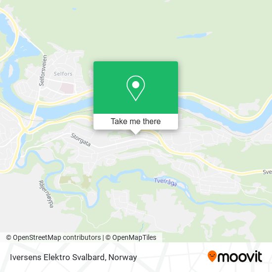 Iversens Elektro Svalbard map