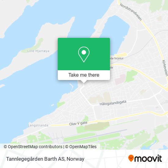 Tannlegegården Barth AS map