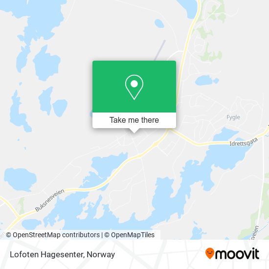 Lofoten Hagesenter map