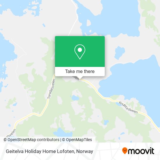 Geitelva Holiday Home Lofoten map