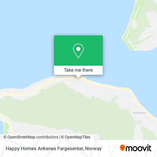 Happy Homes Ankenes Fargesenter map