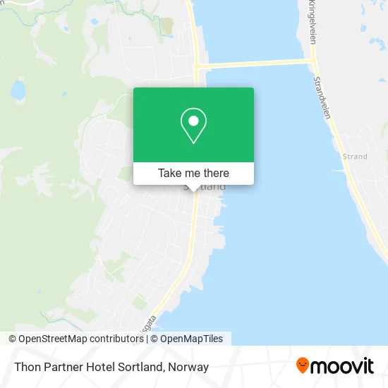 Thon Partner Hotel Sortland map