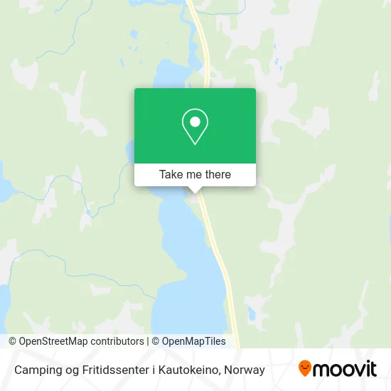 Camping og Fritidssenter i Kautokeino map