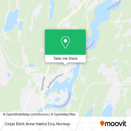 Cinjat Berit Anne Hætta Eira map