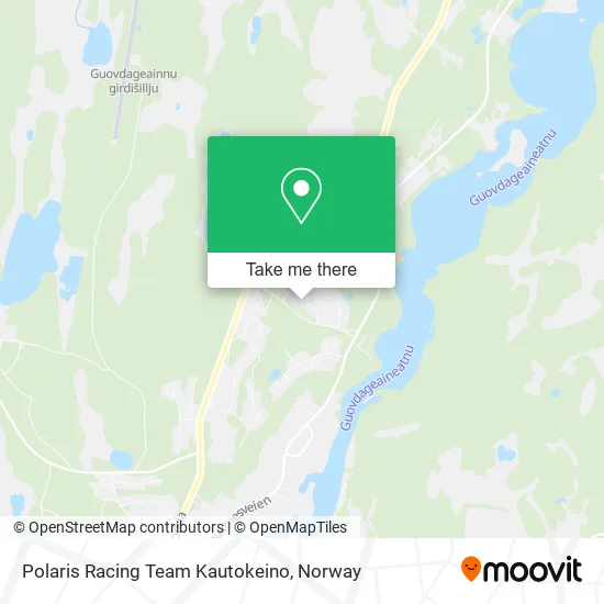 Polaris Racing Team Kautokeino map