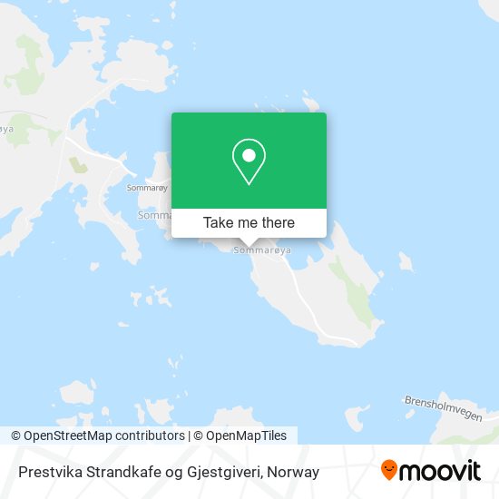 Prestvika Strandkafe og Gjestgiveri map