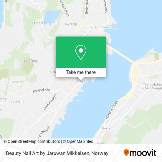 Beauty Nail Art by Jaruwan Mikkelsen map