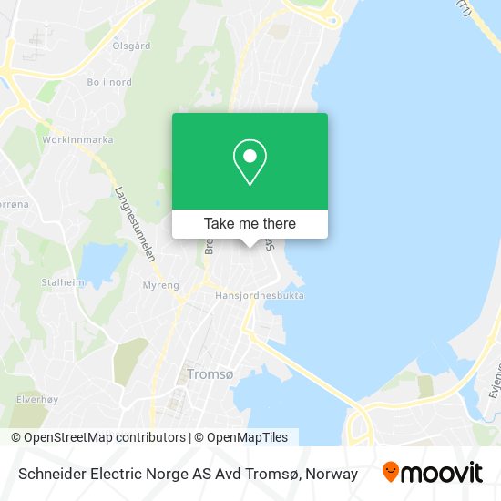 Schneider Electric Norge AS Avd Tromsø map