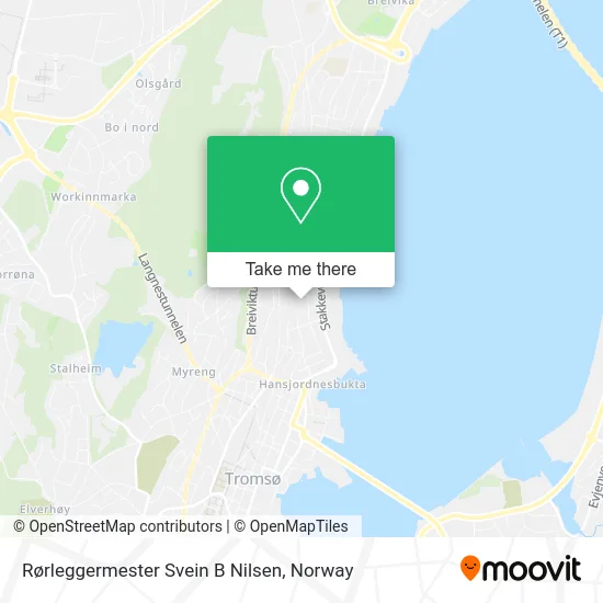 Rørleggermester Svein B Nilsen map