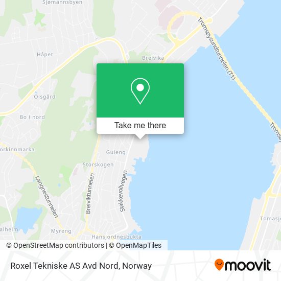 Roxel Tekniske AS Avd Nord map