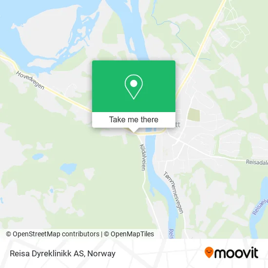 Reisa Dyreklinikk AS map