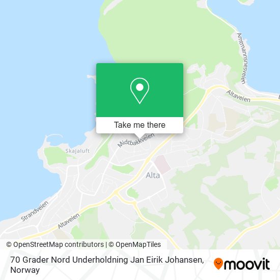 70 Grader Nord Underholdning Jan Eirik Johansen map