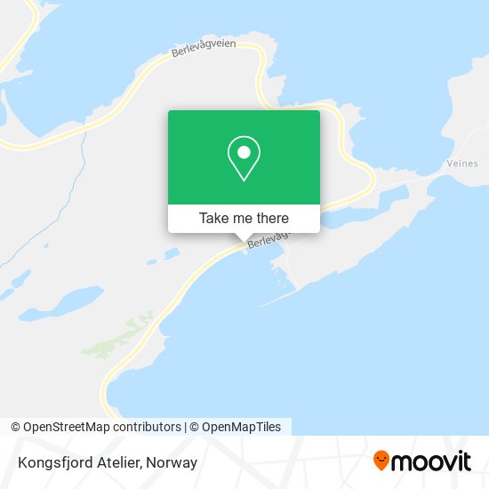 Kongsfjord Atelier map