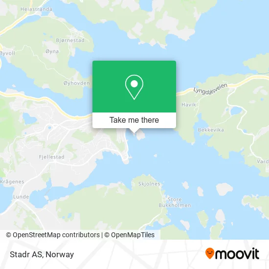 Stadr AS map