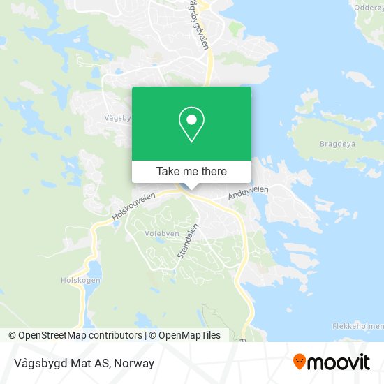 Vågsbygd Mat AS map