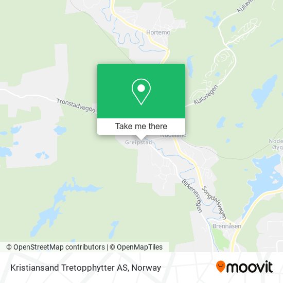 Kristiansand Tretopphytter AS map
