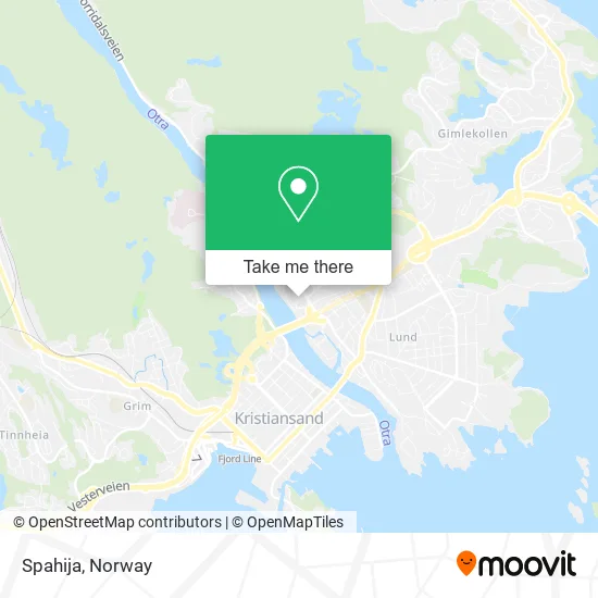 Spahija map