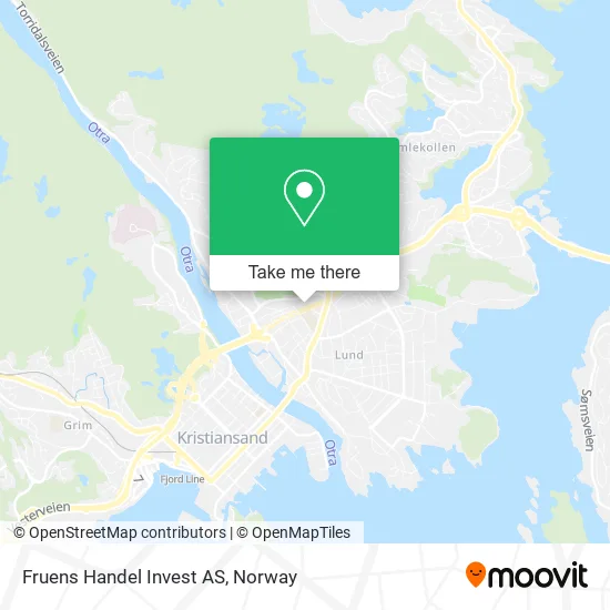Fruens Handel Invest AS map