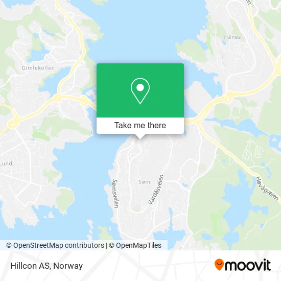 Hillcon AS map
