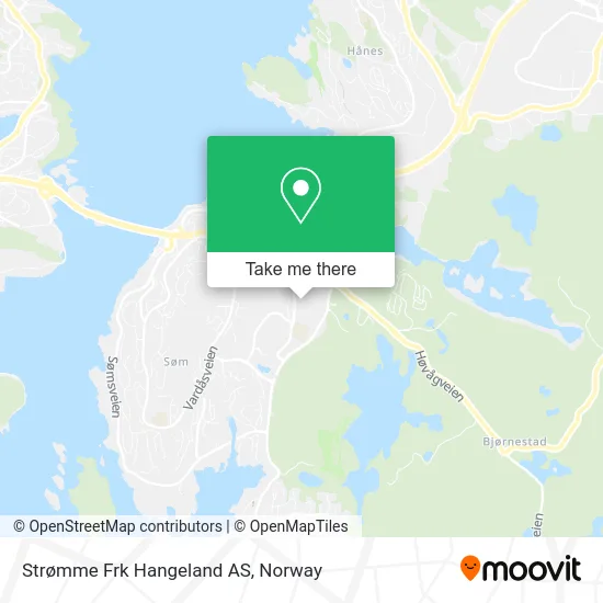 Strømme Frk Hangeland AS map