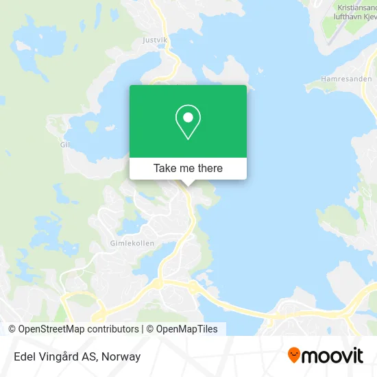 Edel Vingård AS map