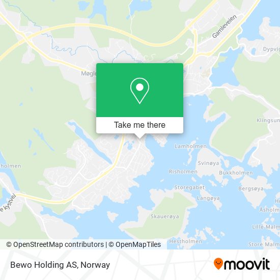 Bewo Holding AS map