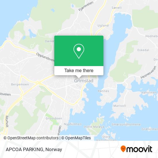 APCOA PARKING map