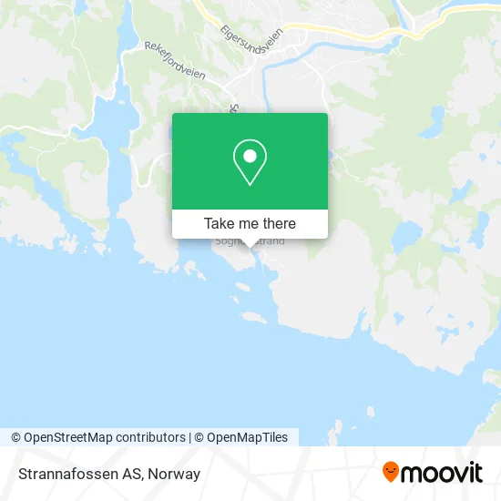 Strannafossen AS map