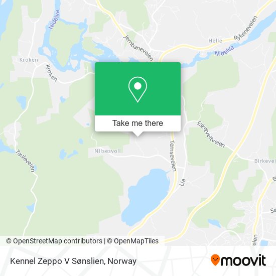 Kennel Zeppo V Sønslien map