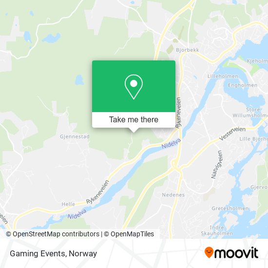 Gaming Events map