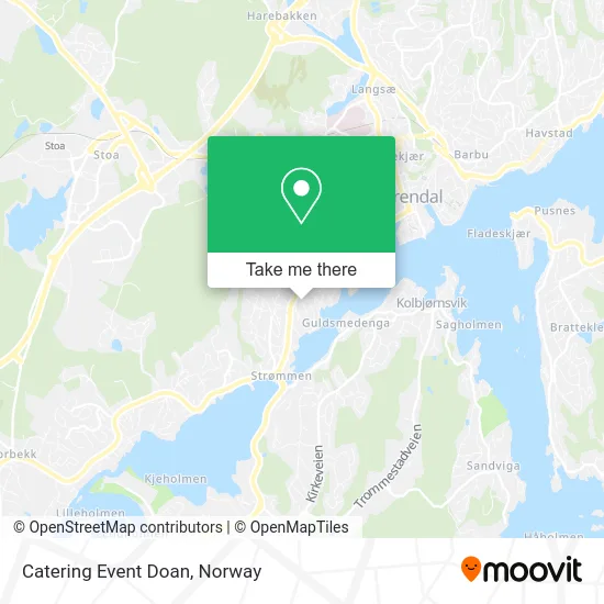 Catering Event Doan map