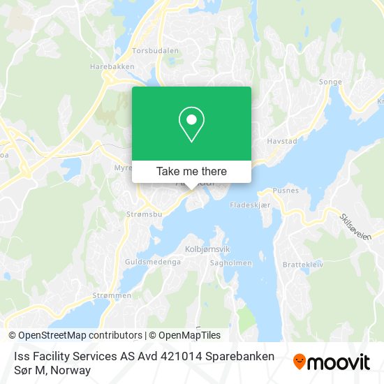Iss Facility Services AS Avd 421014 Sparebanken Sør M map