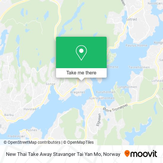 New Thai Take Away Stavanger Tai Yan Mo map