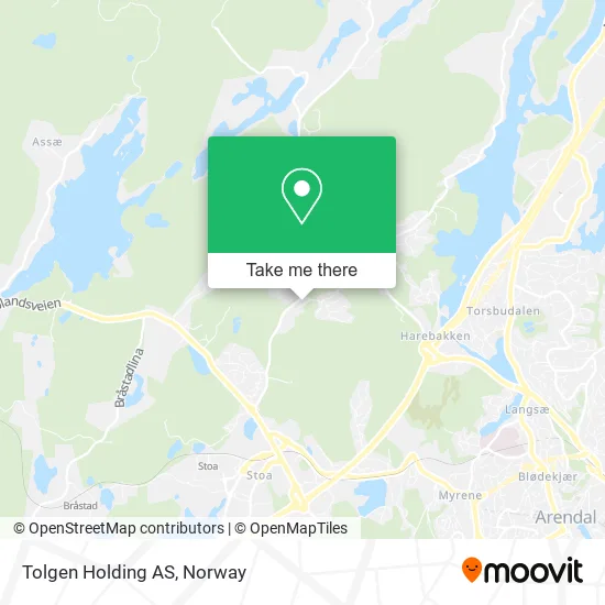 Tolgen Holding AS map