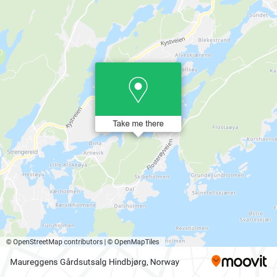 Maureggens Gårdsutsalg Hindbjørg map