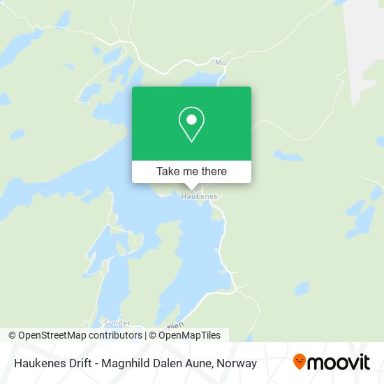 Haukenes Drift - Magnhild Dalen Aune map