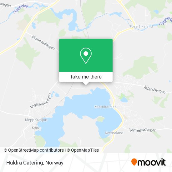 Huldra Catering map