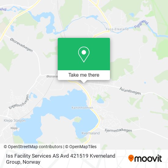 Iss Facility Services AS Avd 421519 Kverneland Group map