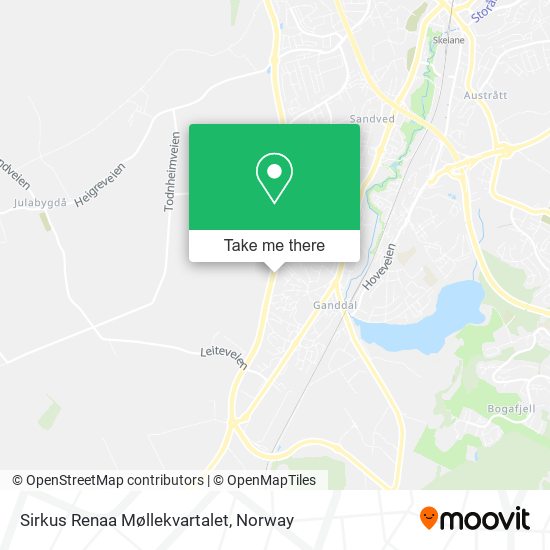 Sirkus Renaa Møllekvartalet map