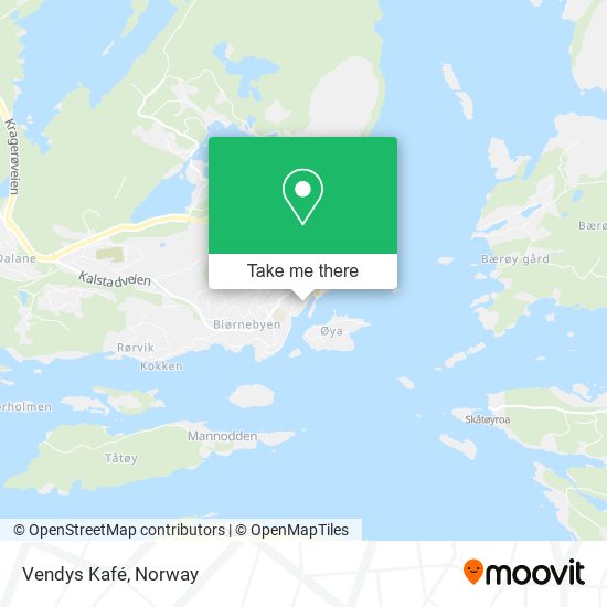 Vendys Kafé map