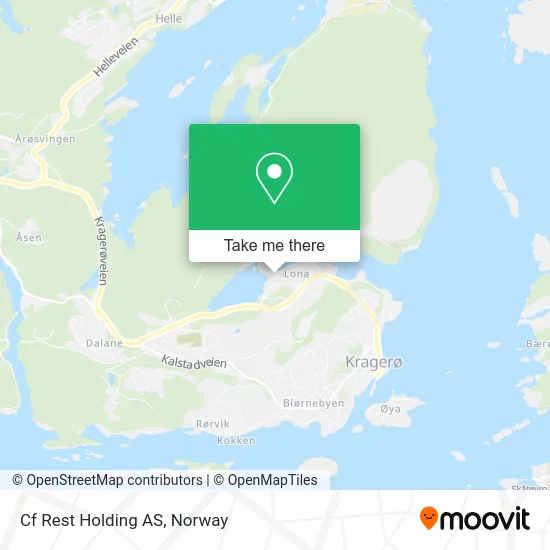 Cf Rest Holding AS map