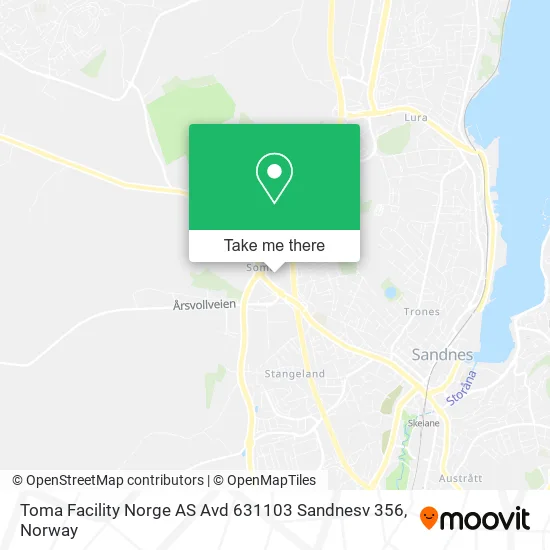 Toma Facility Norge AS Avd 631103 Sandnesv 356 map